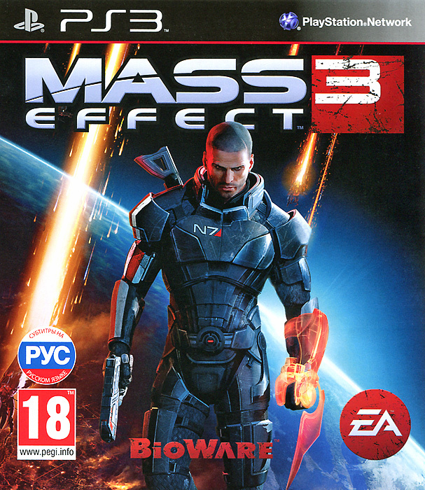 Игра Mass Effect 3 (PlayStation 3, Русские субтитры)