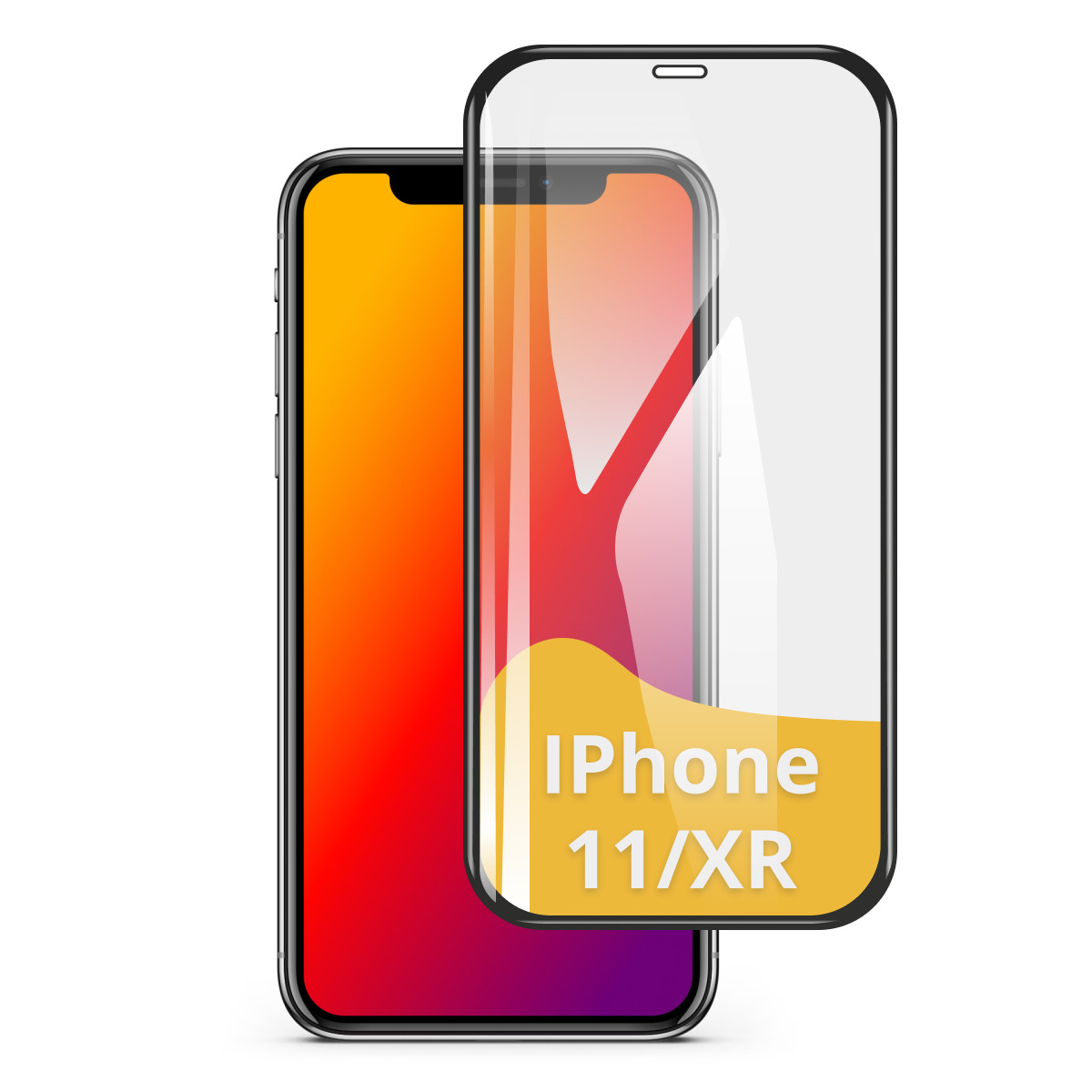 Защитное стекло для Apple iPhone XR / iPhone 11, Premium, полноэкранное  покрытие, надежная защита - купить с доставкой по выгодным ценам в  интернет-магазине OZON (324356702)