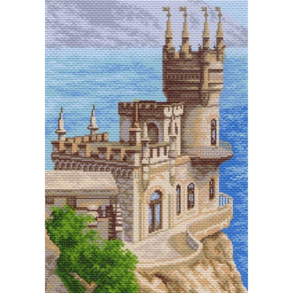 Канва с рисунком замок Матренин Посад