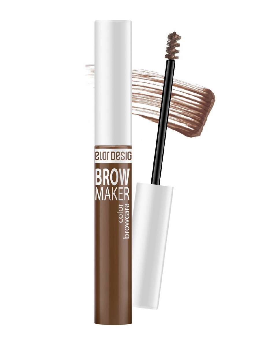 BELOR DESIGN Тушь для бровей BROW MAKER тон 15 Коричневый