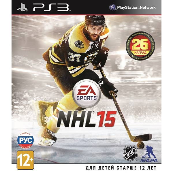 Игра NHL 15 (PlayStation 3, Русские субтитры)