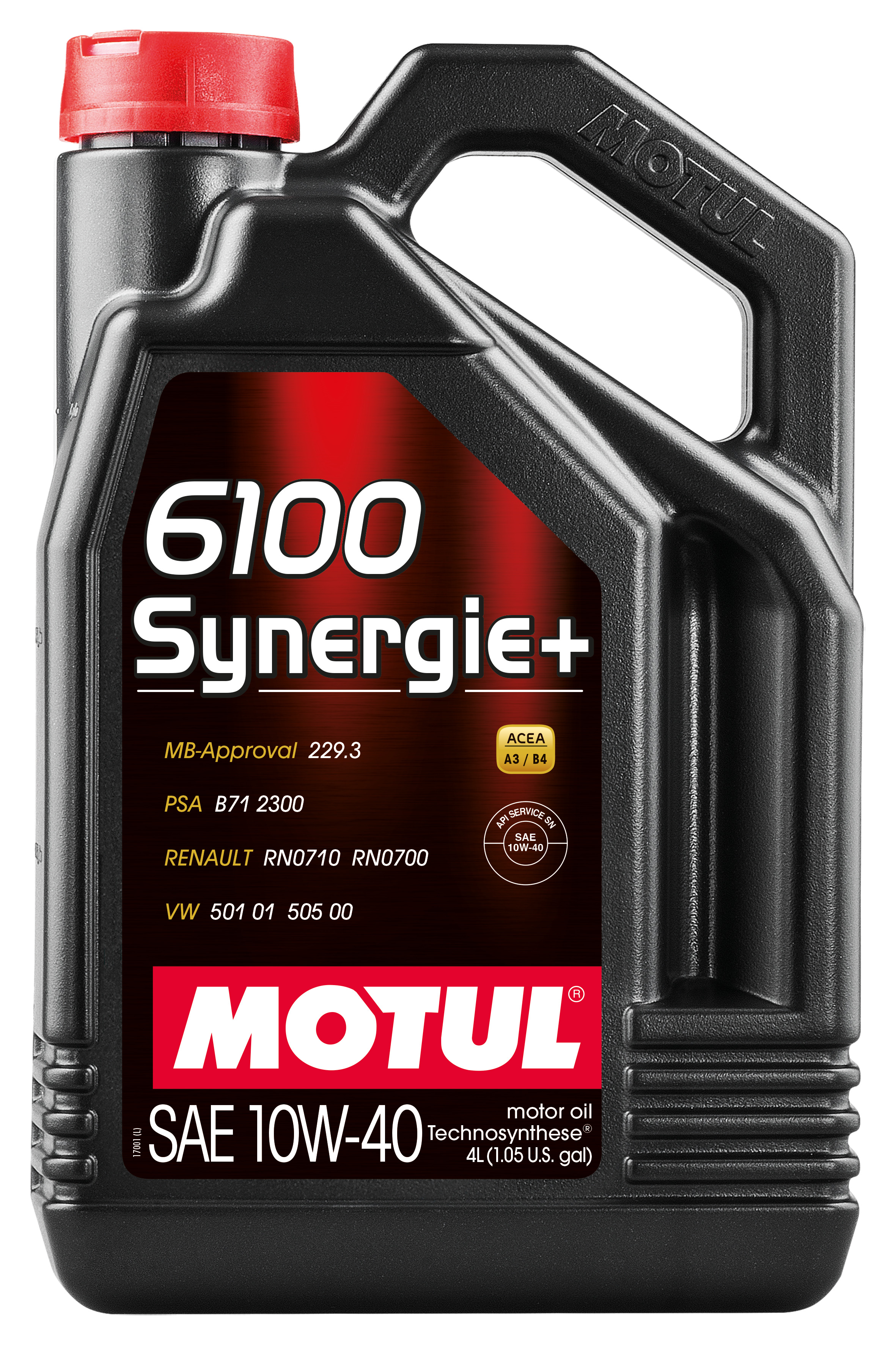 MOTUL6100SYNERGIE+10W-40Масломоторное,Синтетическое,4л