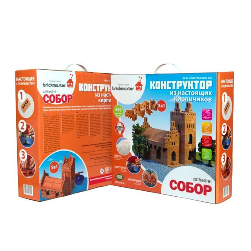 Конструктор-кирпичики Brickmaster Собор /БрикМастер Конструктор для детей от 3 лет