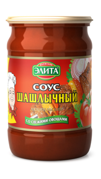 Соус ЭЛИТА "Шашлычный любительский". 690г*8шт. 