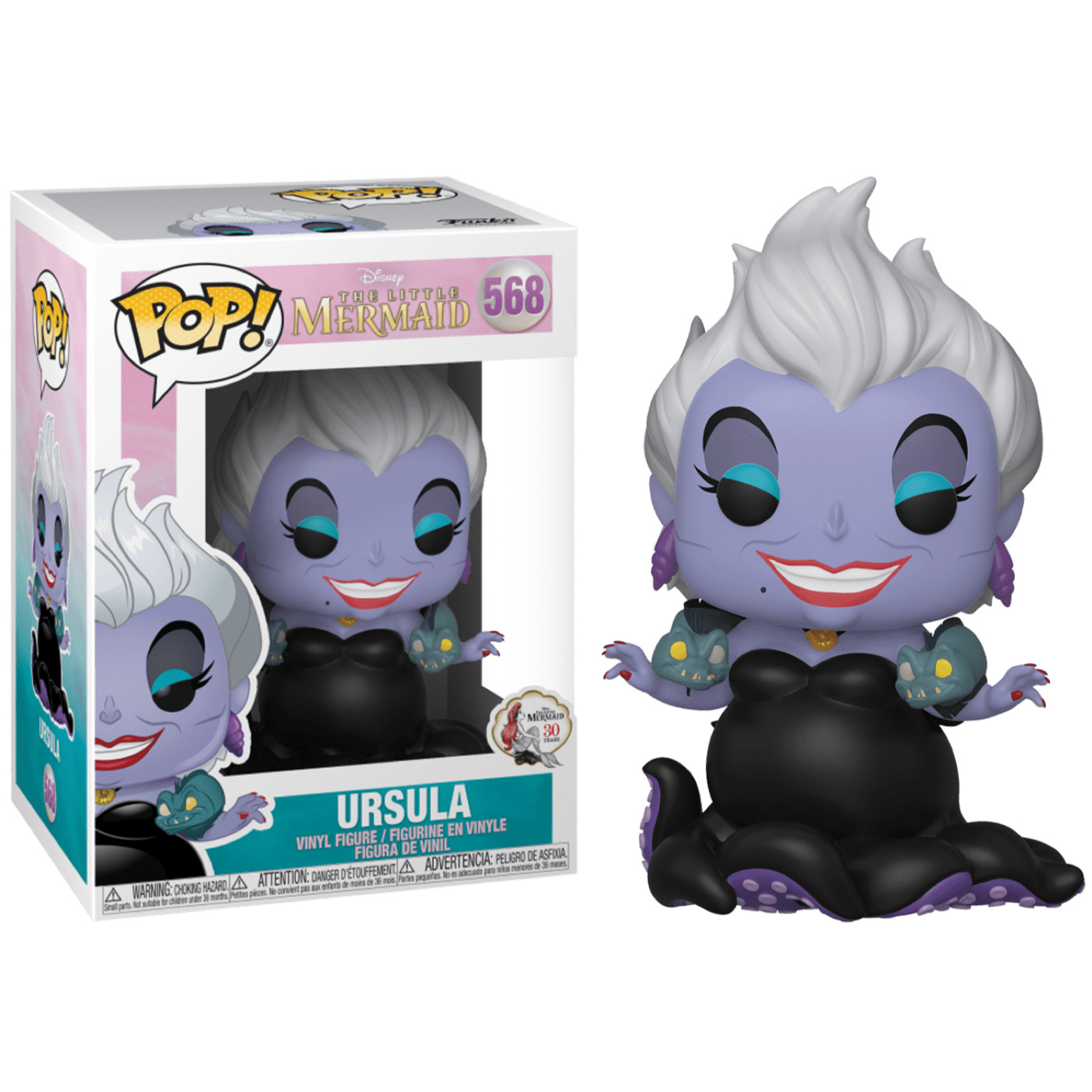 Funko POP Ursula with Eels The Little Mermaid Disney OZON 1188877265