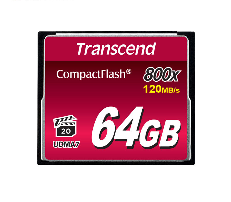 Карта памяти transcend compact flash 64gb