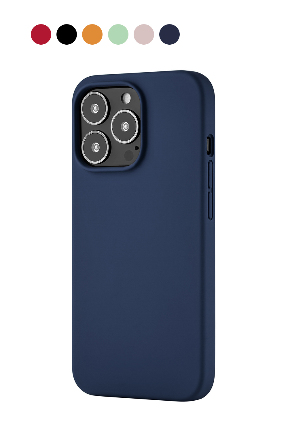 ЧехолuBearTouchCase(Liquidsilicone)дляiPhone13Pro,синий