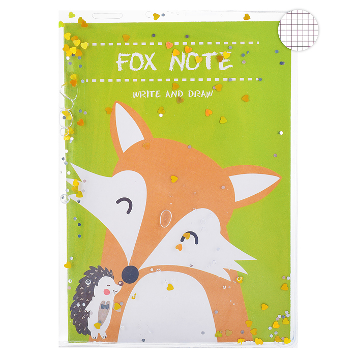 Фокс нот. Блокнот с лисой. Записная книжка Fox Style