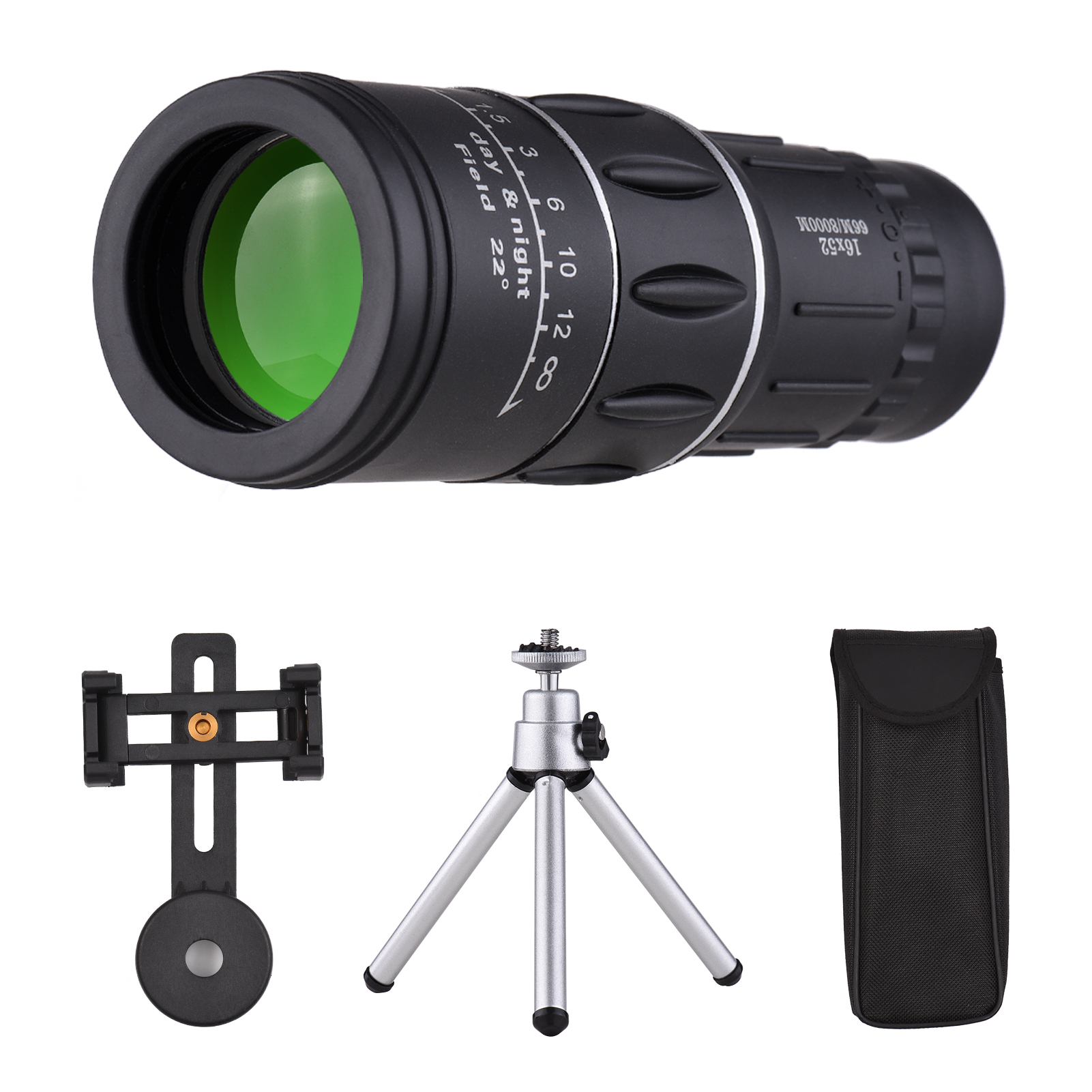 16 x 52 store hd monocular telescope