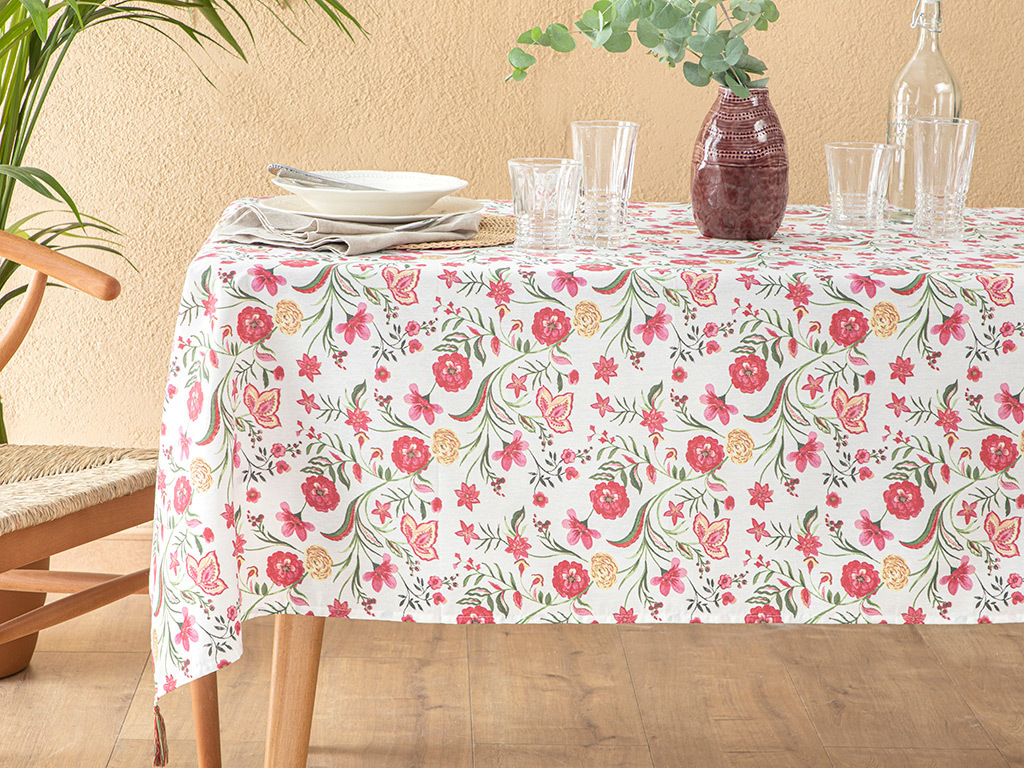 Скатерть на английском. Embroidery anglais Tablecloth. Скатерть сладости mt284572.