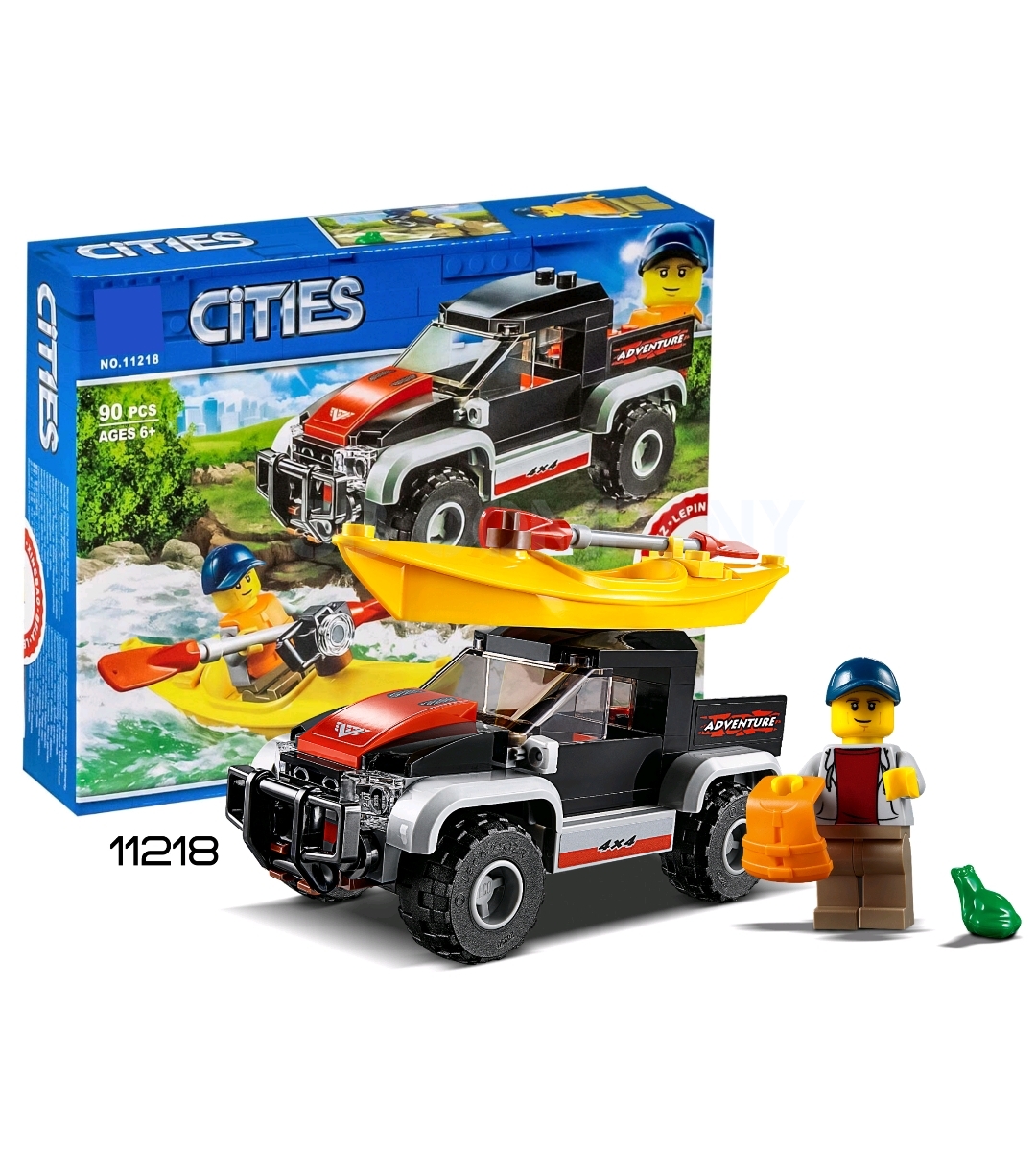 Lego city great vehicles kayak clearance adventure 60240