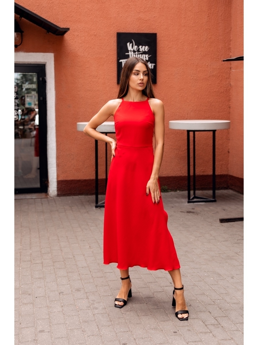 Черное Платье На Бретельках Вечернее фото 13