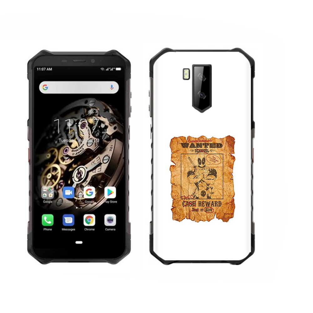 Armor x10 pro. Чехол задняя-панель-накладка-бампер mypads змея на руке ulefone armor 11.