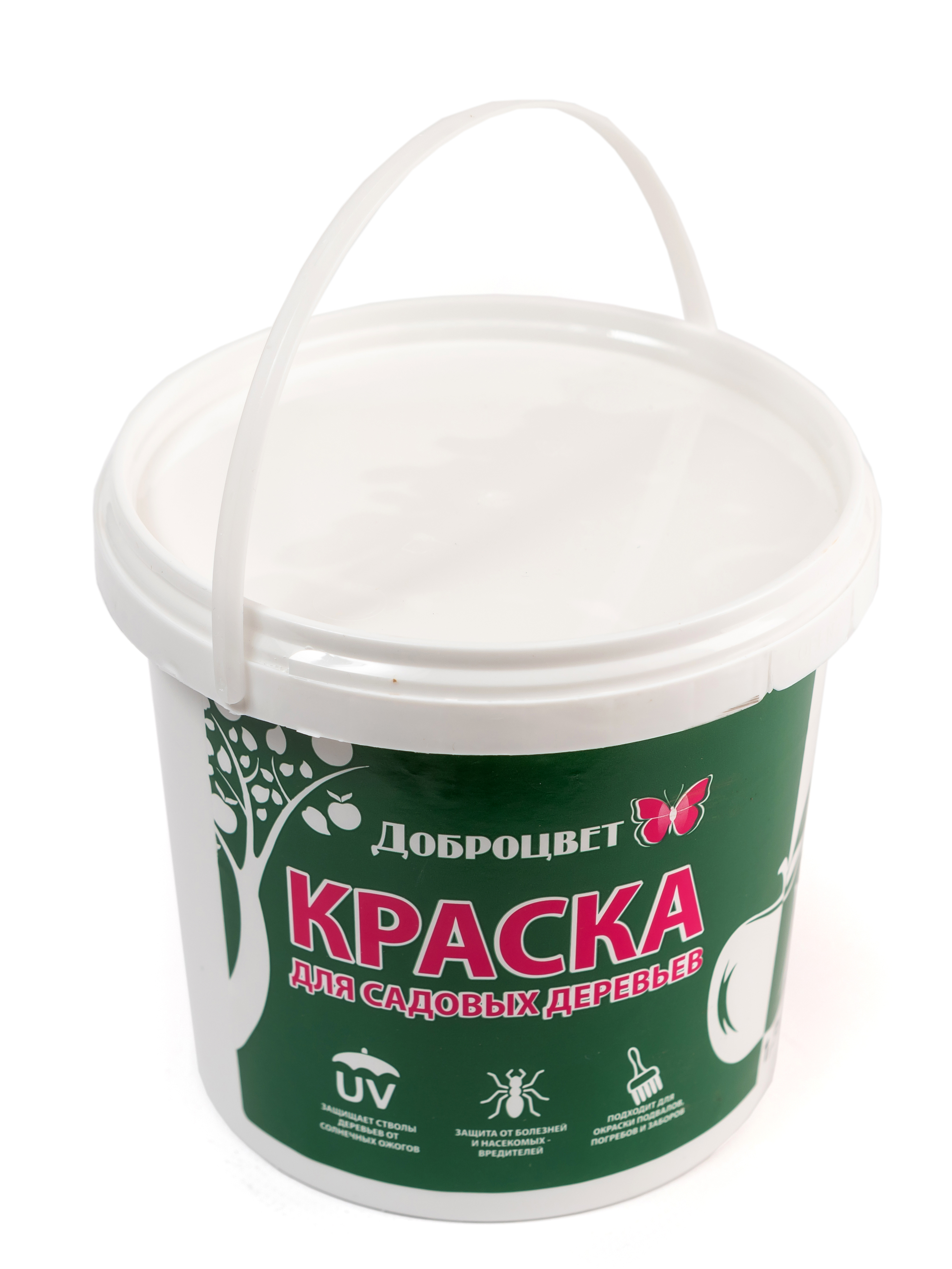 Краска Садовая ДОБРОЦВЕТ 1,3кг