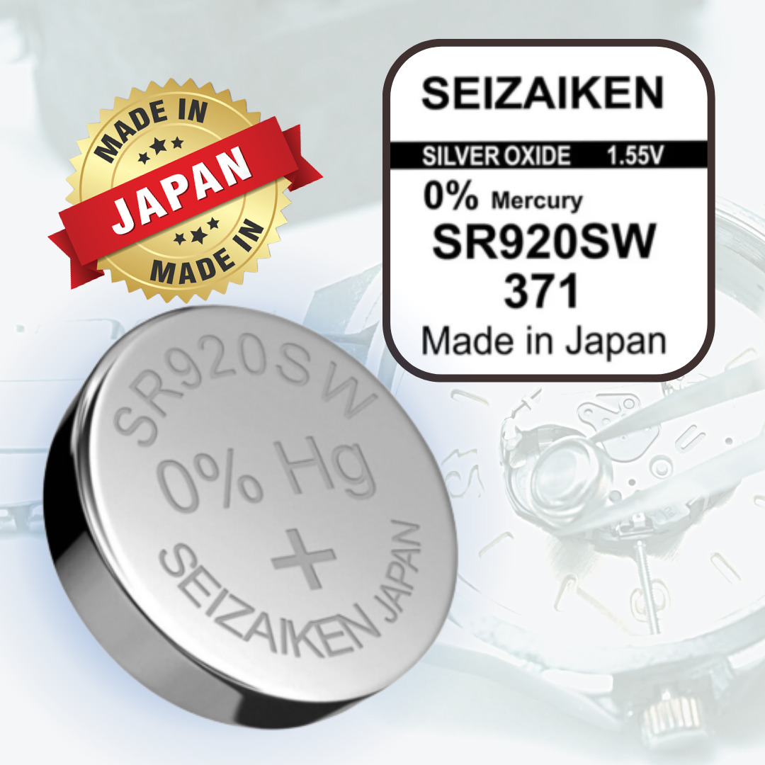 SeizaikenБатарейка370,371(SR69,SR920),Серебряно-цинковыйтип,1,55В,1шт