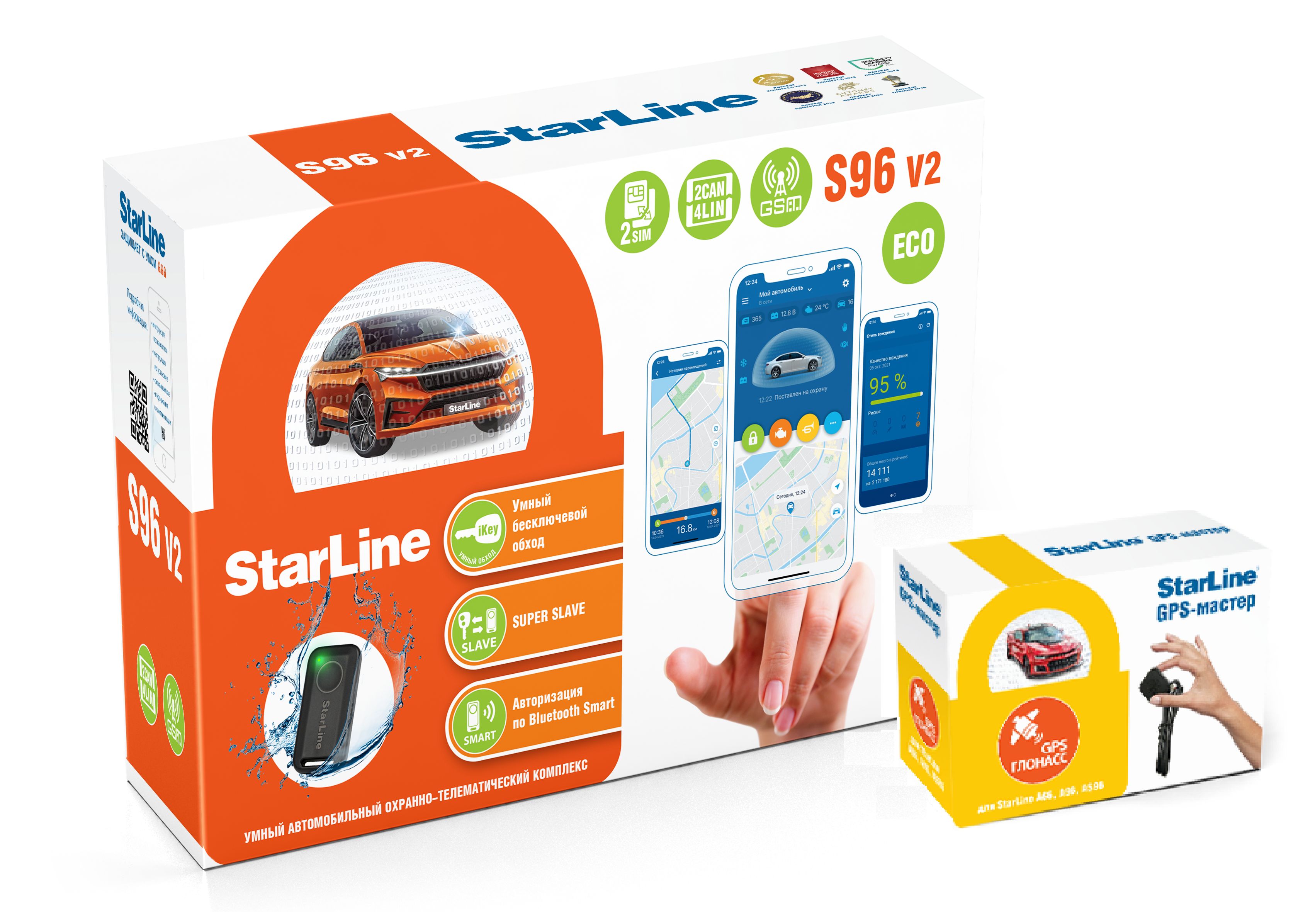 Starline s96 v2. STARLINE s96 v2 Eco. STARLINE s96 v2 BT 2can+4lin 2sim GSM GPS. STARLINE a96 BT 2can-2lin GSM/GPS. Автосигнализация STARLINE s96 v2 BT 2 can-4lin GSM/GPS.