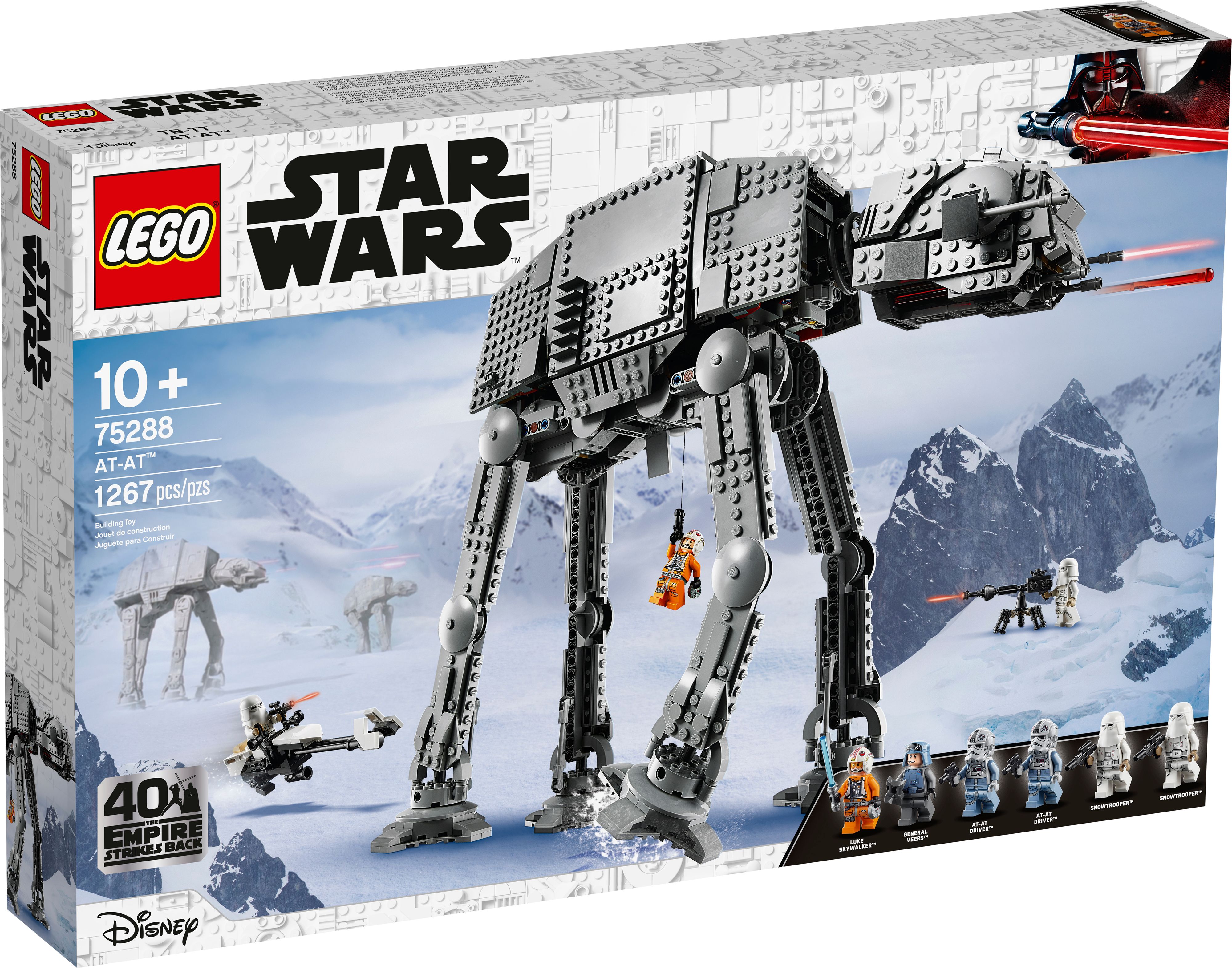 лего Star Wars серия 75288 AT-AT, 1267 деталей, 10+, lego конструктор для  мальчика - купить с доставкой по выгодным ценам в интернет-магазине OZON  (1237724043)