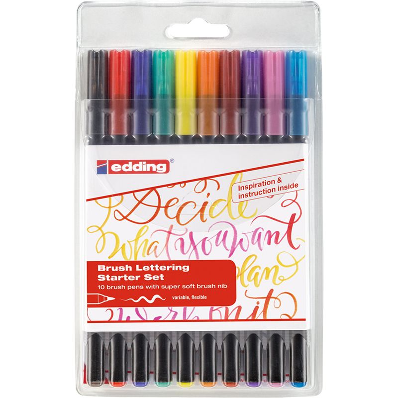Edding brush pen discount