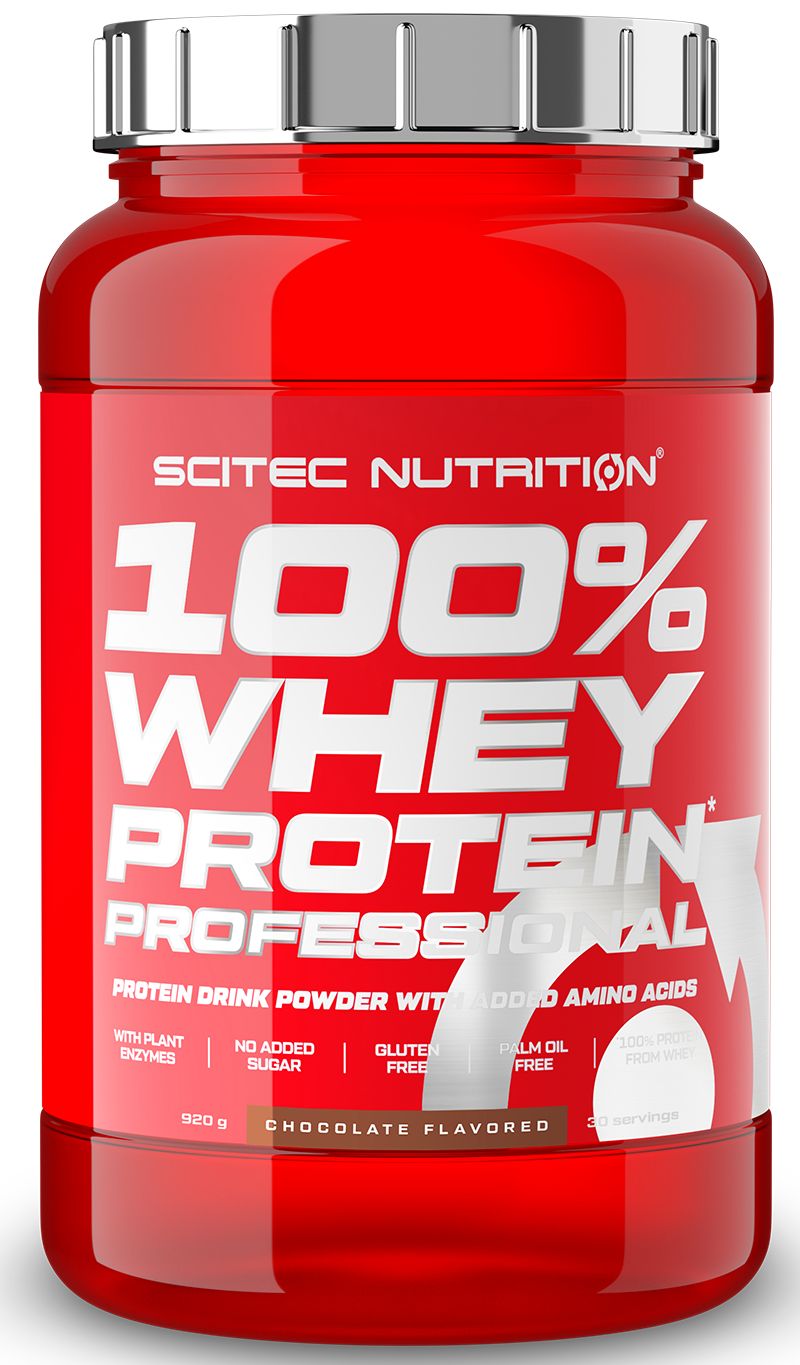 Протеин сывороточный Scitec Nutrition 100% Whey Protein Professional 920 г шоколад