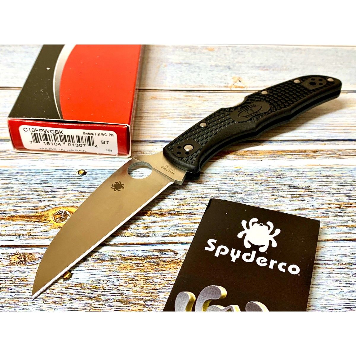 Нож складной Spyderco SC10FPWCBK Endura 4, Wharncliffe Blade