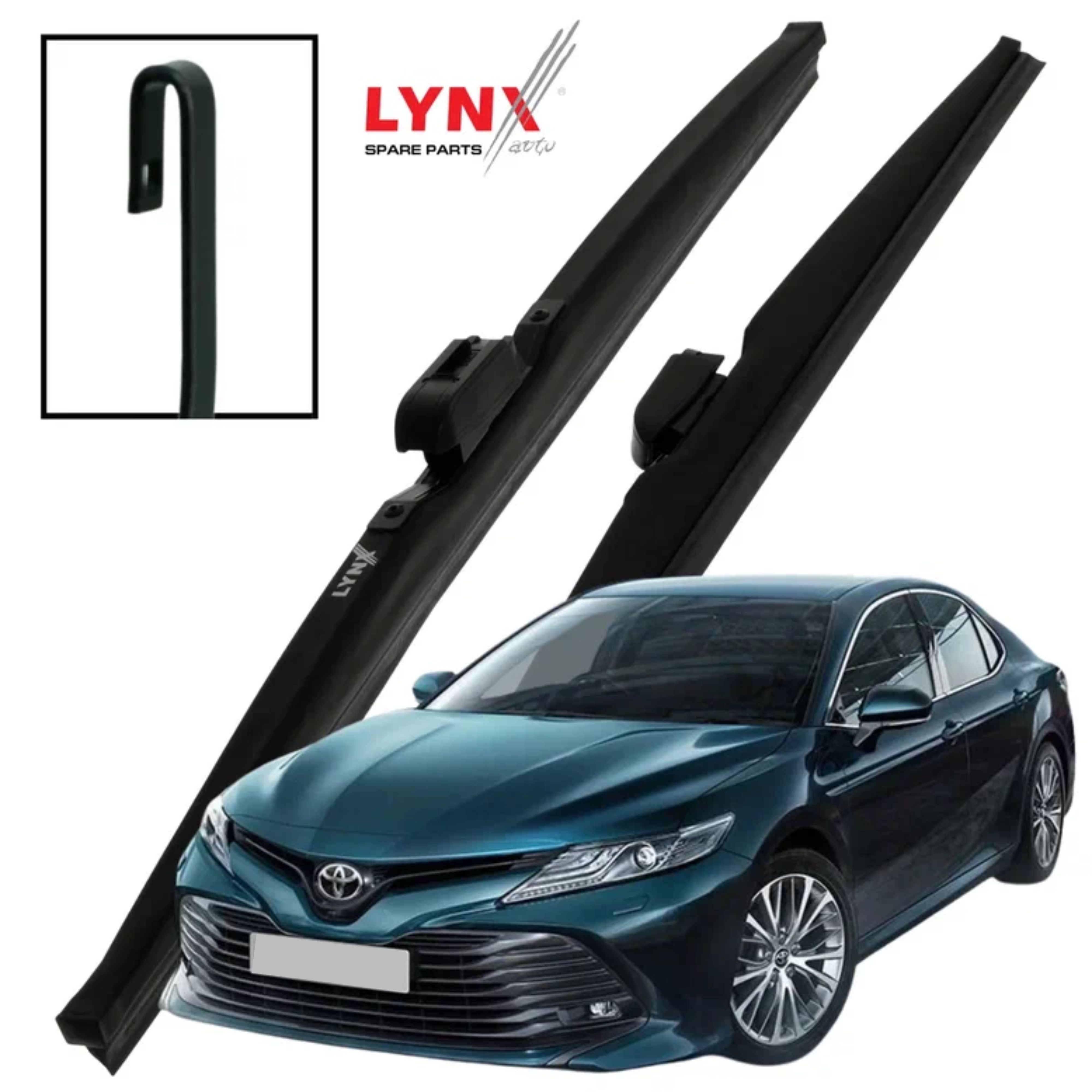 Зимняя щетка стеклоочистителя LYNXauto AR00009511, крепление Крючок (Hook /  J-Hook) - купить по выгодной цене в интернет-магазине OZON (730327455)