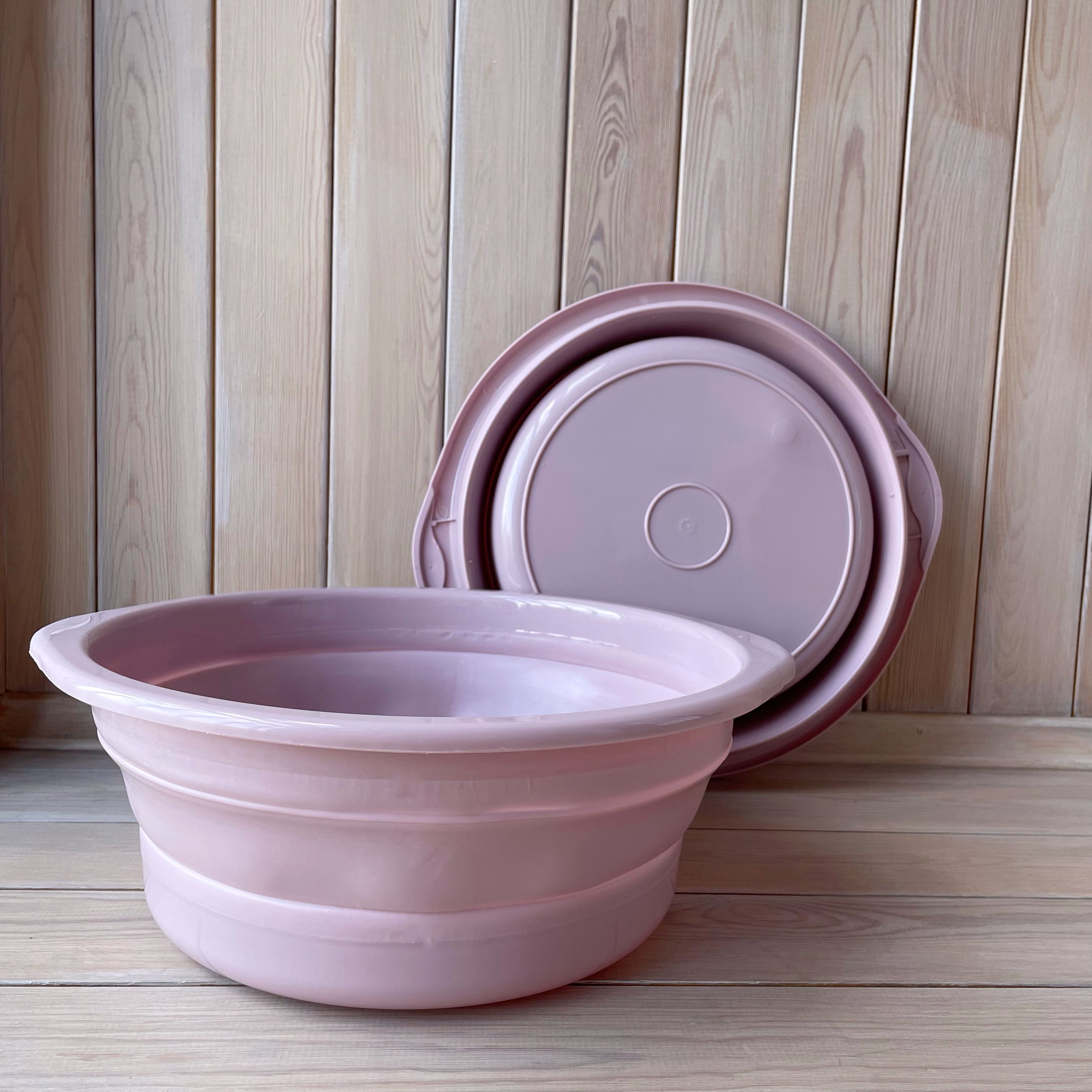 таз силиконовый складной 24 л. силиконовый тазик складной с клапаном 30на30. , без крышки, 54*39*24см, силикон, бело-серый es-bs-portable-24l. таз силиконовый. таз силиконовый складной 10л.