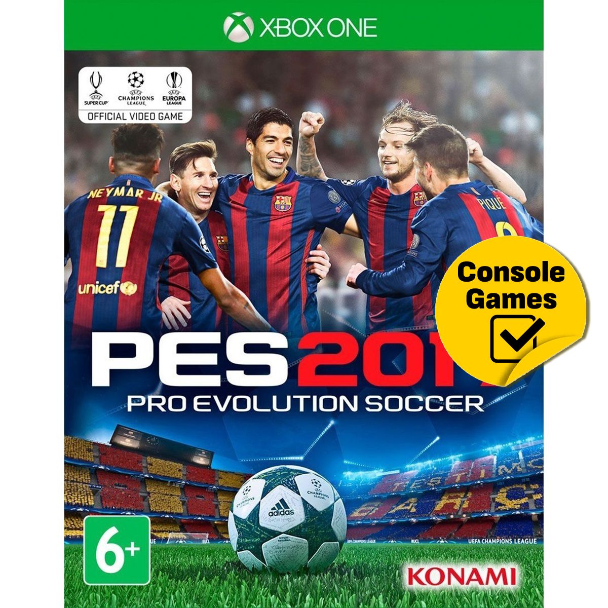 Игра XBOX ONE PES 2017: Pro Evolution Soccer (Xbox One, Русские субтитры)