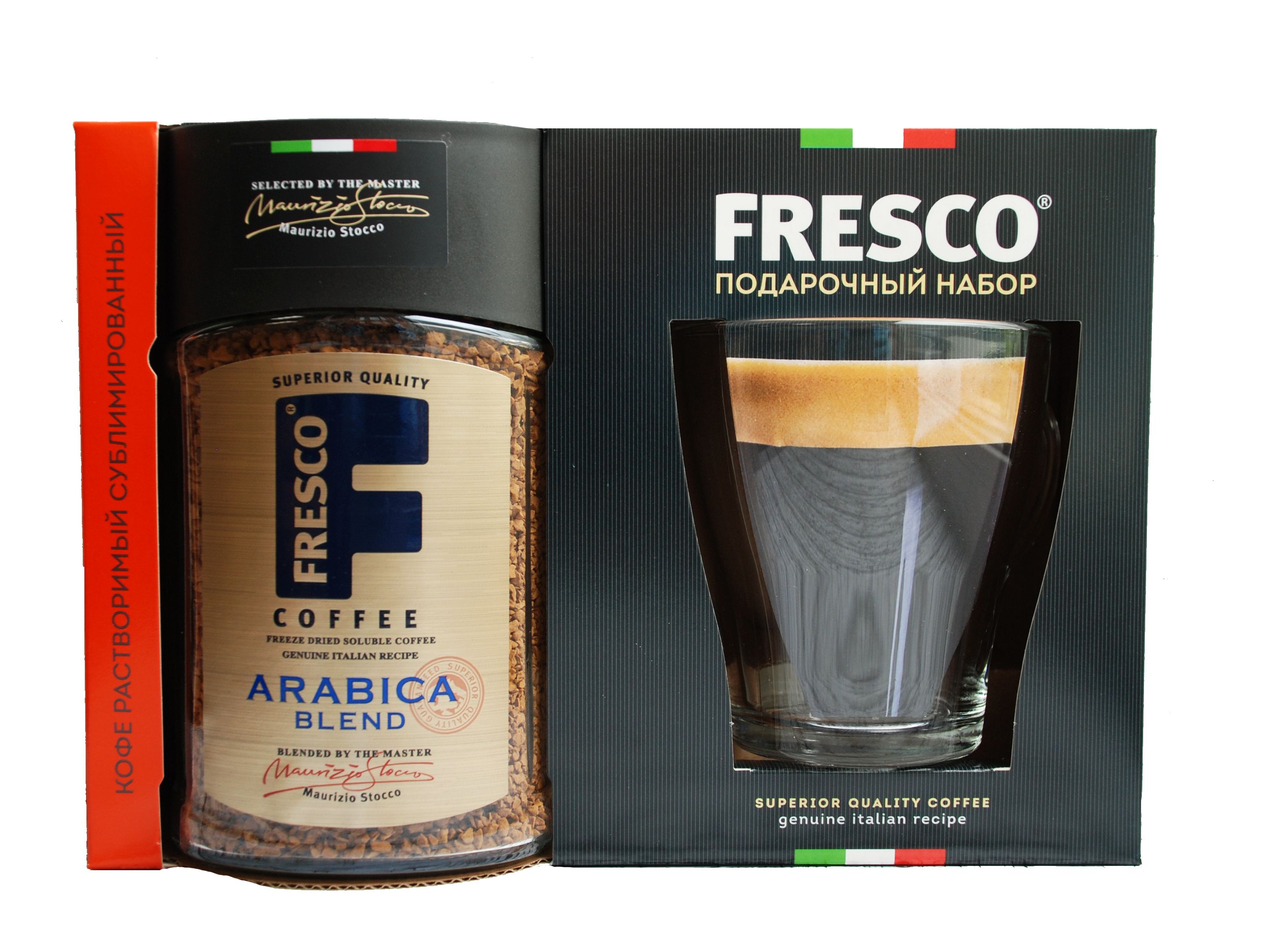 Fresco arabica blend стеклянная банка