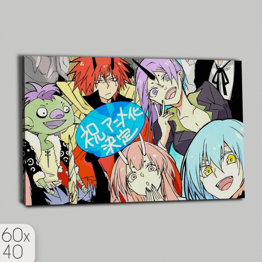 Карта мира из аниме о моем перерождении в слизь