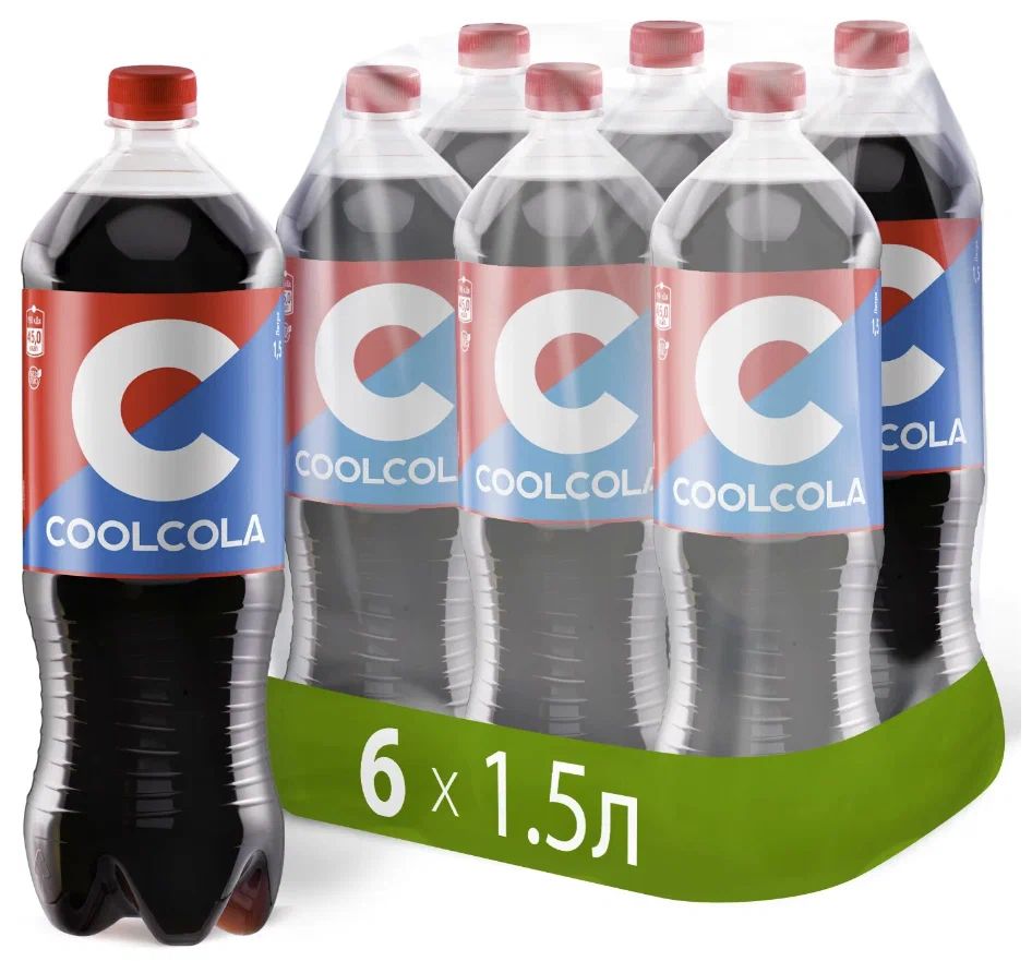 Газированный напиток Очаково Cool Cola(Кул Кола), 6 штук по 1,5 л - купить  с доставкой по выгодным ценам в интернет-магазине OZON (819860715)