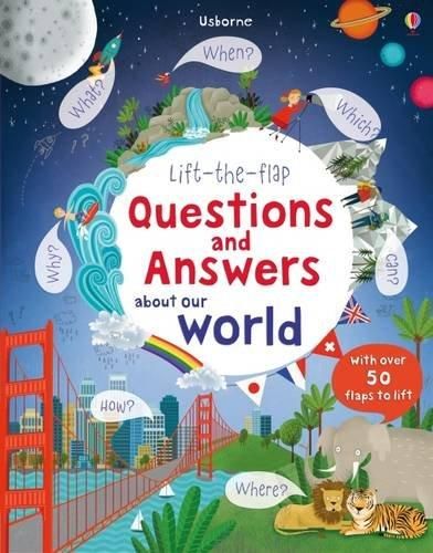 Lift-the-Flap Questions and Answers About Our World / Книга с окошками вопросов и ответов о Мире | Daynes Katie