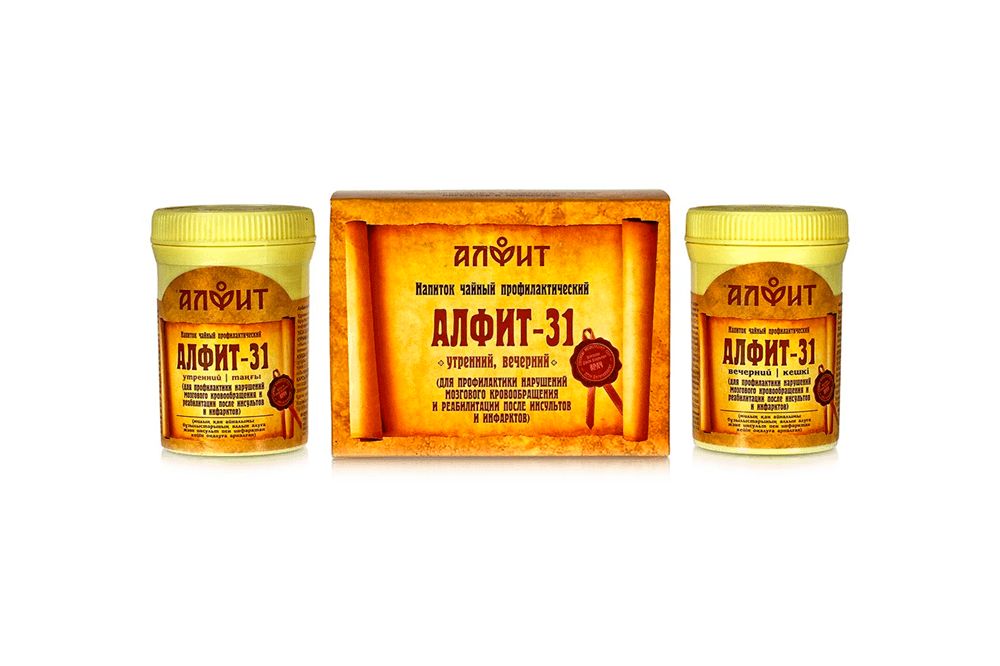 Алфит-31 при нарушении кровообращения после инсультов и инфарктов, 60 ...