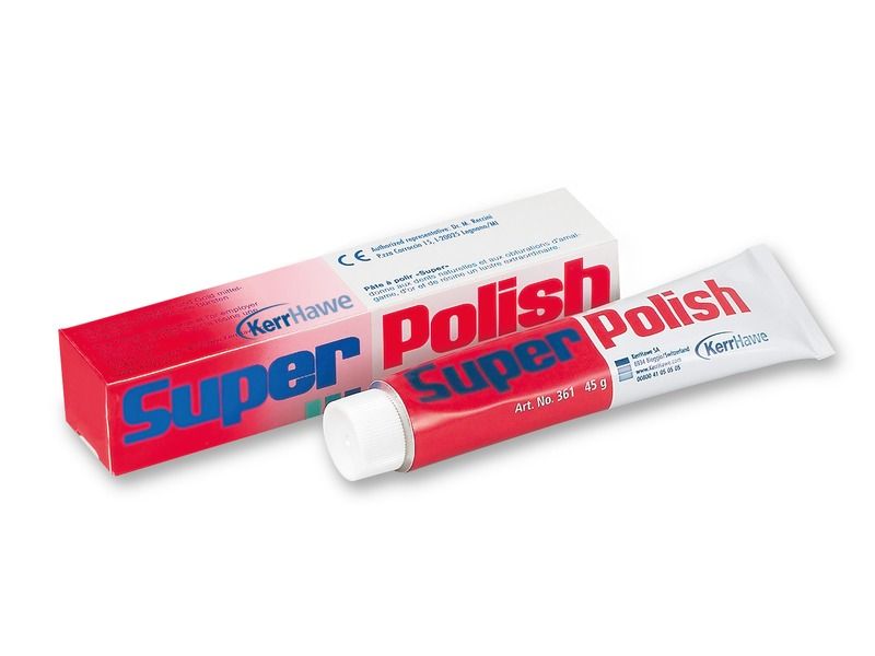 Kerr Super Polish / Супер Полиш - паста без фтора для профессиональной чистки зубов перед реставрацией и для полировки реставрации, 45 гр