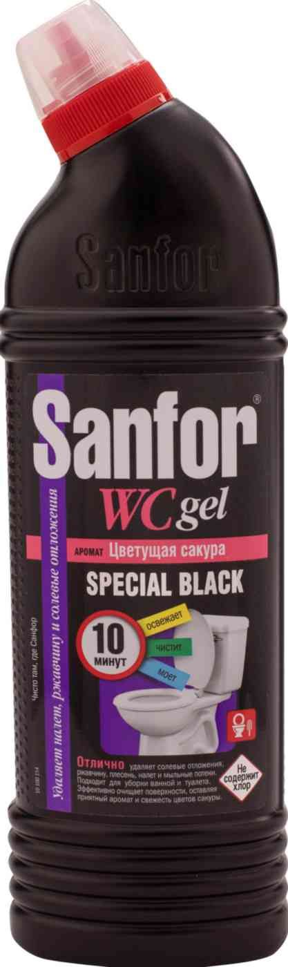 Санфор. Санфор WC Gel Special Black 750мл/15 чер. Средство для сантехники Sanfor 750 мл. Spesial Blak 1896. Санфор WC Gel Spesial Black 1000мл/10 чер. Санфор WC гель морской 750мл.