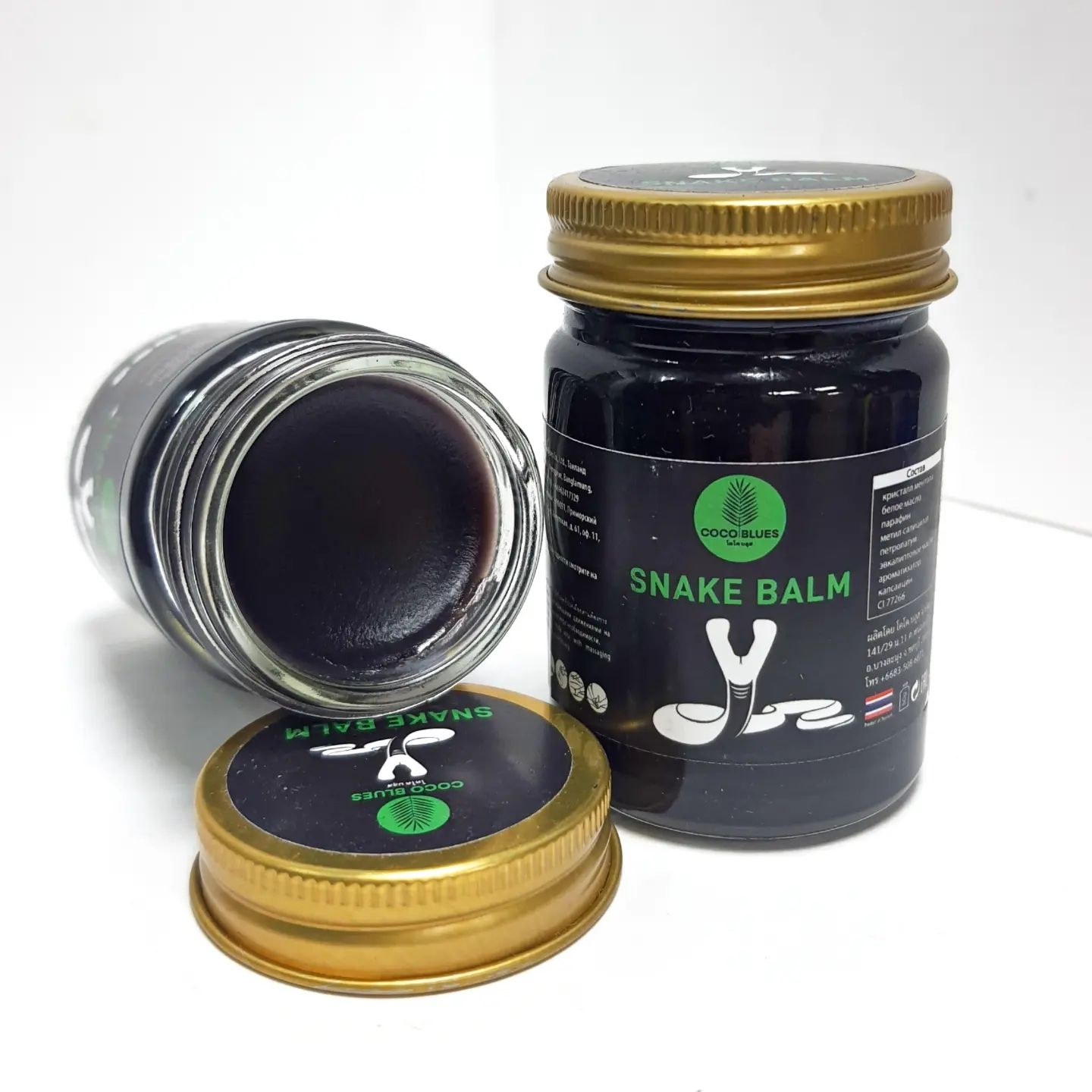 Змеиный бальзам отзывы. Coco Blues Snake Balm. Змеиный черный бальзам Snake Thai Balm Banna, 50 гр. Coco Blues. Бальзам тайский змеиный 50 гр. Тайский бальзам с ядом кобры.