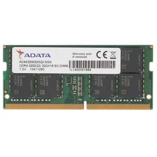 ADATAОперативнаяпамятьPremierDDR43200Мгц1x32ГБ(AD4S320032G22-SGN)