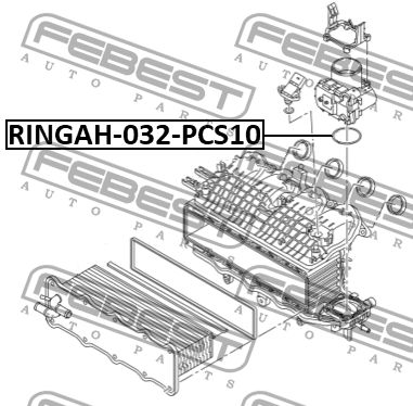 FebestКольцоуплотнительноедляавтомобиля,арт.RINGAH-032-PCS10,1шт.