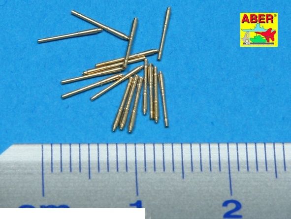 ABER ABR-1:700-L-17 Дополнения для Set of 16 pcs 105 mm SFLAK barrels SK C/33 used in LC/37 mount for German ships для 1/700