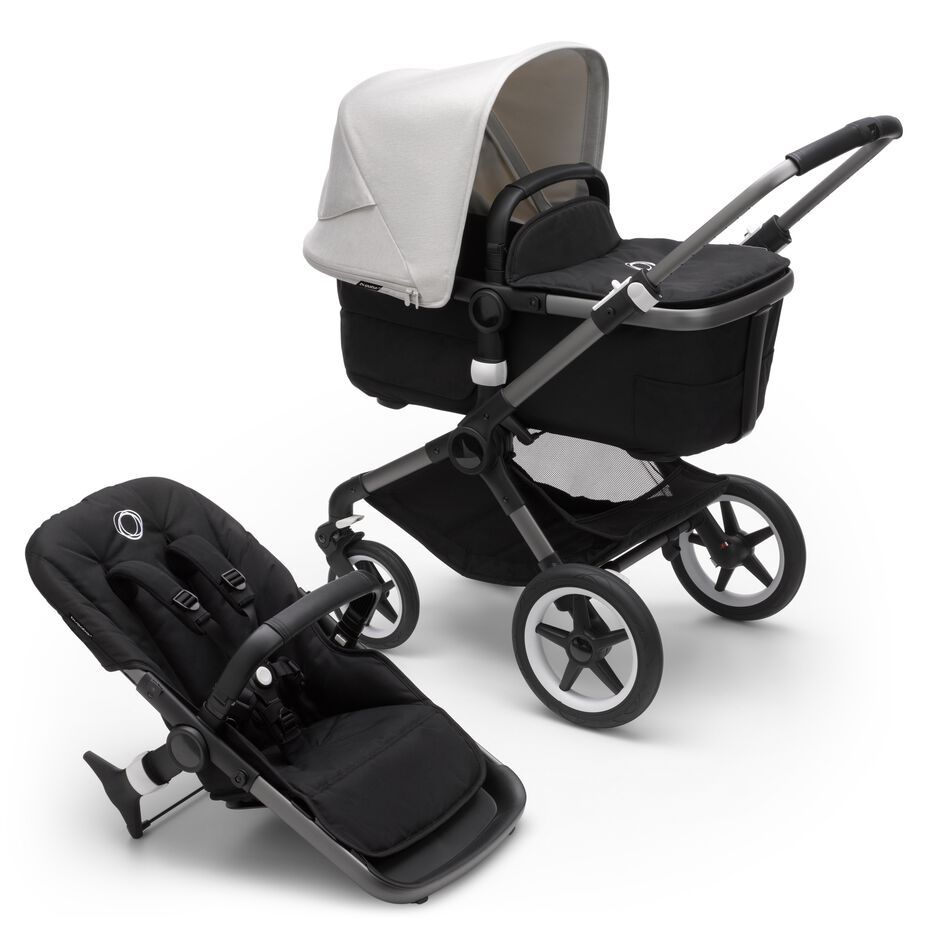 Коляска Bugaboo Fox 3 Graphite /Midnight black/Misty White