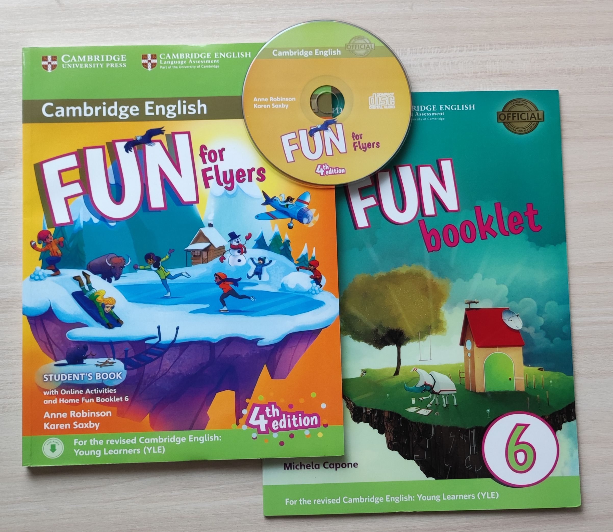 Fun for Flyers, Home booklet +CD КОМПЛЕКТ(учебник, буклет, диск)