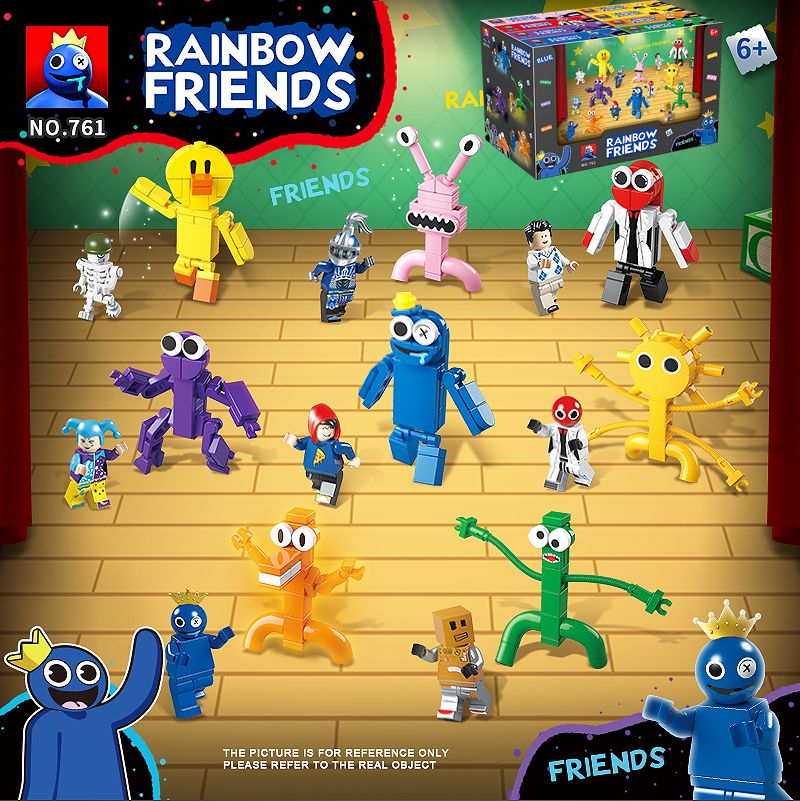 Lego Rainbow Friends из Roblox, Лего Радужные Друзья, набор 6в1