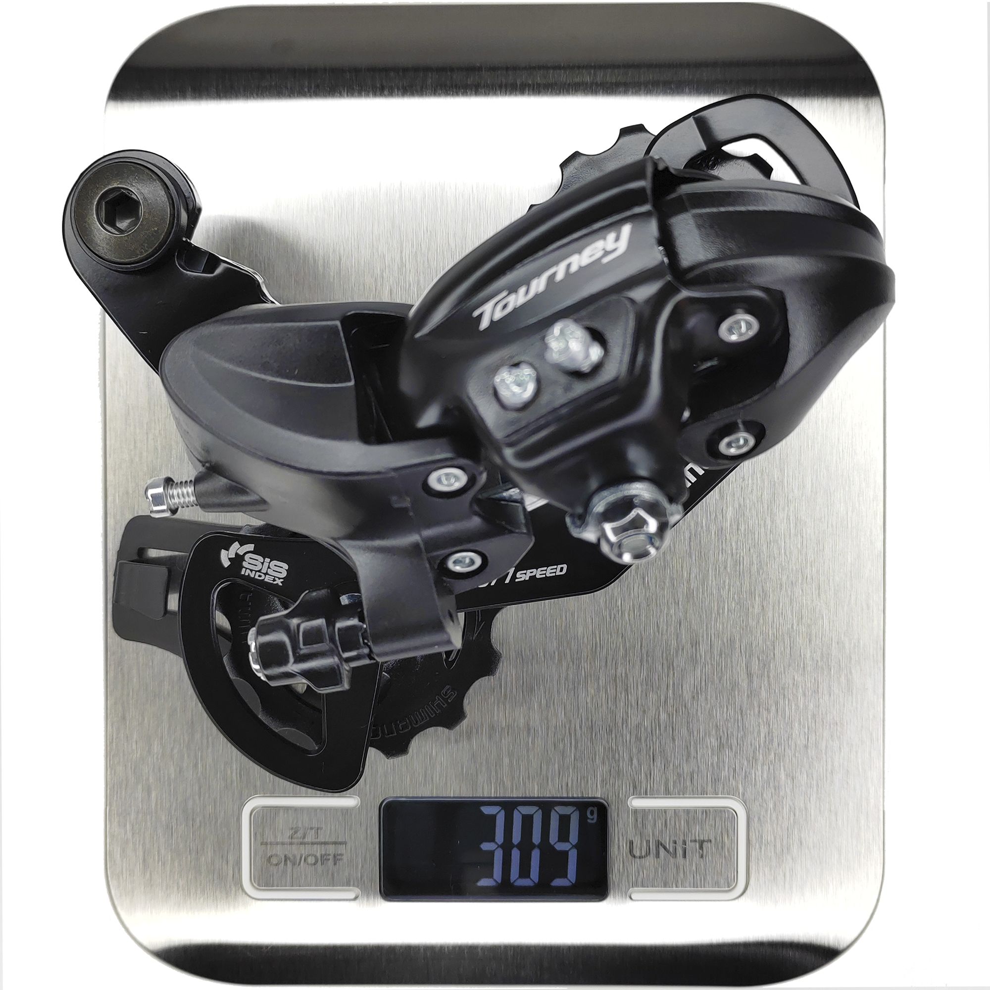 Shimano Переключатель задний для велосипеда RD-TY300, серия Tourney, 6-7 скоростей, крепление на петух (болт), черный — Товары для велоспорта