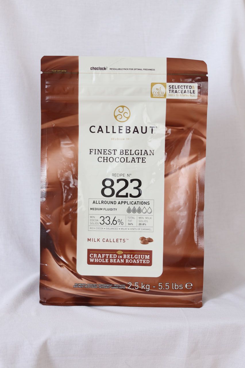 Шоколад молочный без сахара 33 9% Callebaut