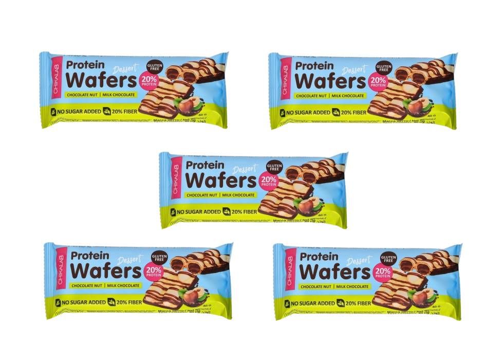 Protein wafers chikalab. Десерты без сахара. Protein wafers chikalab. Вафельный батончик. Chikalab вафли 40 гр.