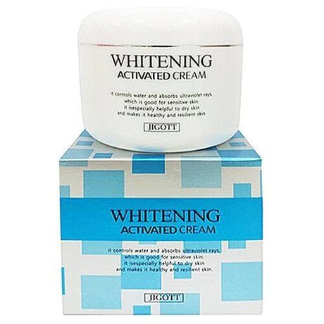 JIGOTT Отбеливающий крем для лица Whitening Activated Cream 100 мл