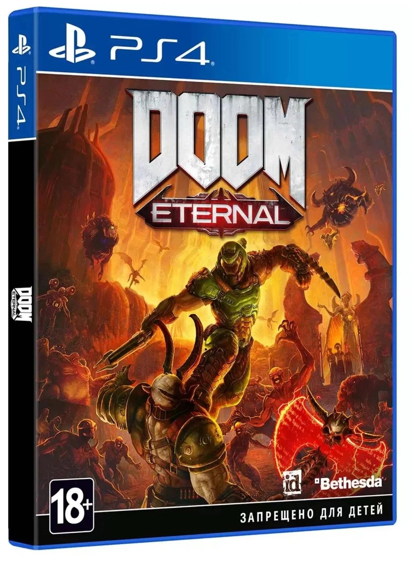 Игра DOOM Eternal (PlayStation 4, Русская версия) купить по низкой цене с  доставкой в интернет-магазине OZON (893575203)