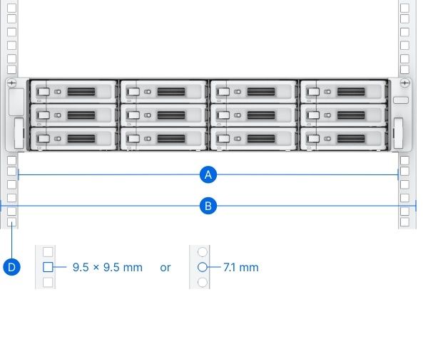 КомплектнаправляющихSynology1U-2USlideRailKitsRKS-02