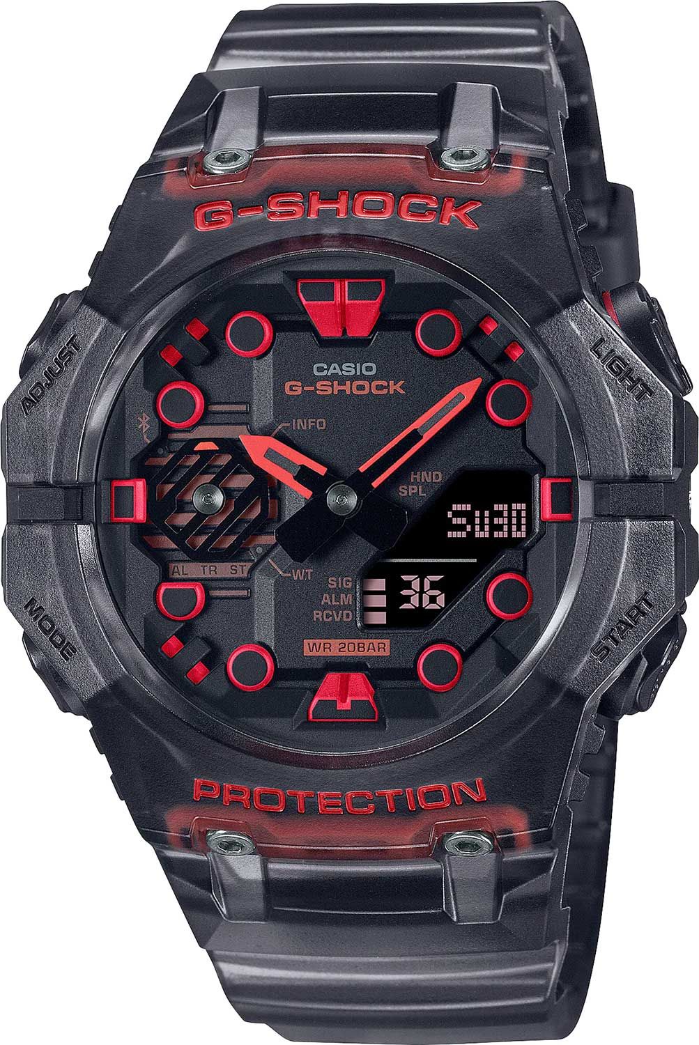 Японские наручные часы Casio G-Shock GA-B001G-1A с Bluetooth - купить с  доставкой по выгодным ценам в интернет-магазине OZON (933596781)