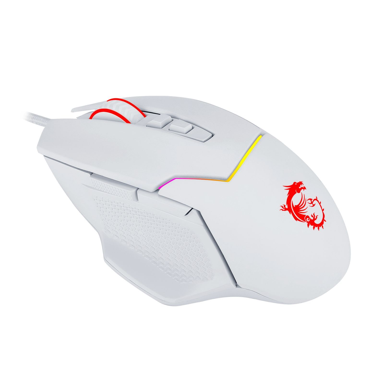 ASUSИгроваямышьпроводнаяMSIClutchGM20V2-WHITE,белый