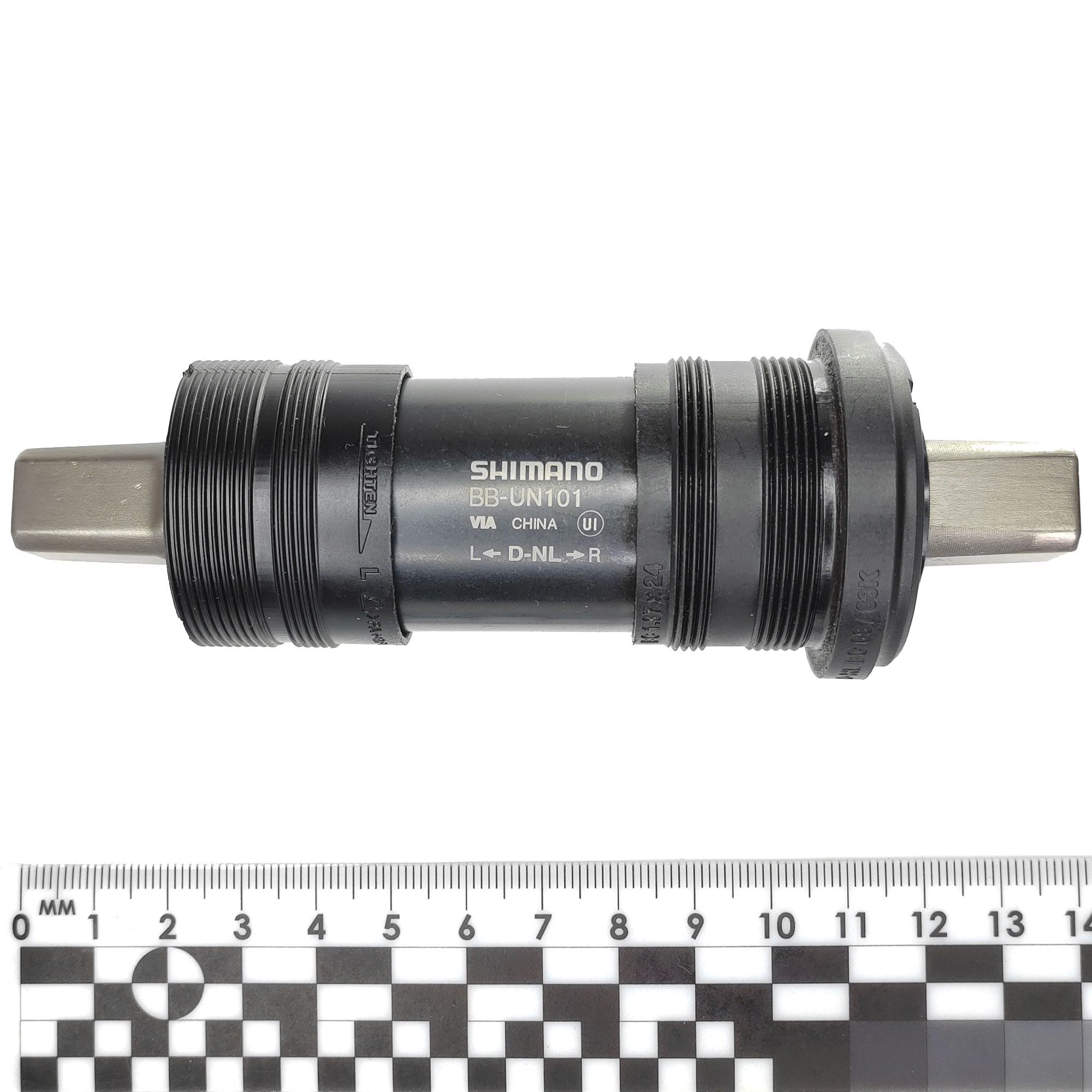 Shimano Каретка для велосипеда, UN101, 68/122.5 (D-NL), без болтов, под квадрат — Товары для велоспорта